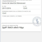 App GVA justificante