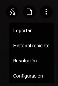 Office Lens Opciones