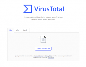 Virustotal web