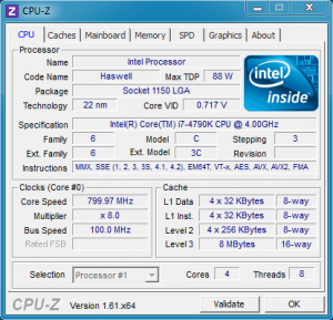 cpu z